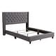 preview thumbnail 4 of 17, Julie Tufted Upholstered Bed