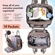 preview thumbnail 17 of 26, Bag Backpack with Portable Changing Pad, Pacifier Case and Stroller Straps, Large Unisex Baby Bags for Boys Girls
