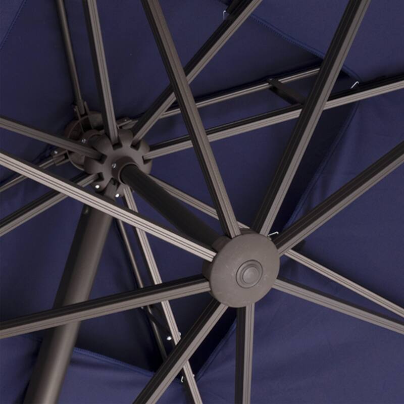 VredHom 9 FT x 12 FT Outdoor Patio Dual Top Cantilever Umbrella