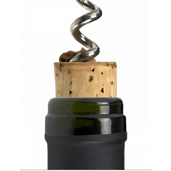 "Corkscrew and cork" Poster Print