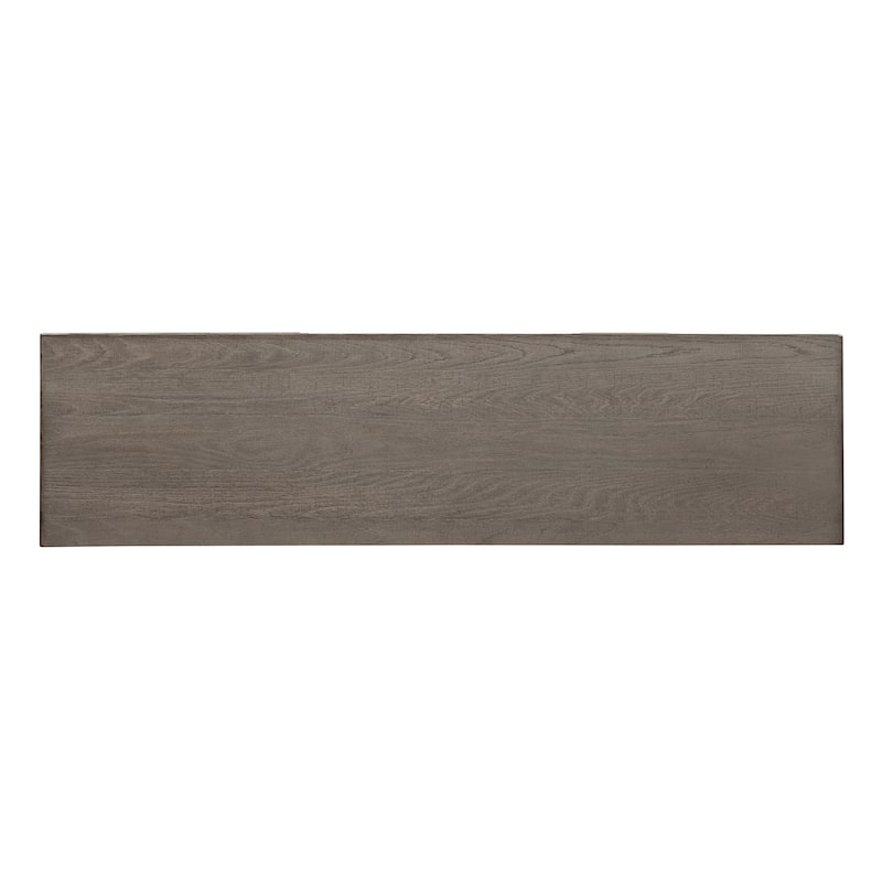 Modern Farmhouse Dusty Charcoal Distressed Dresser & Mirror