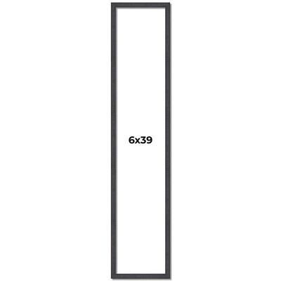 6x39 Frame Brown Solid Wood Picture Frame - Complete Modern Photo