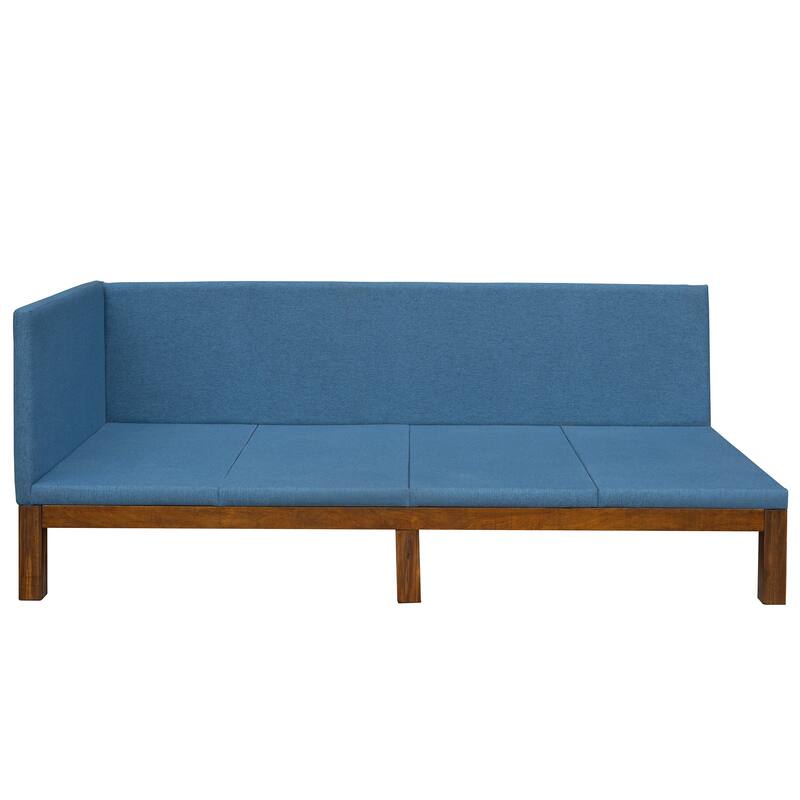 Upholstered Daybed/Sofa Bed Frame Twin Size Linen On Sale Bed Bath