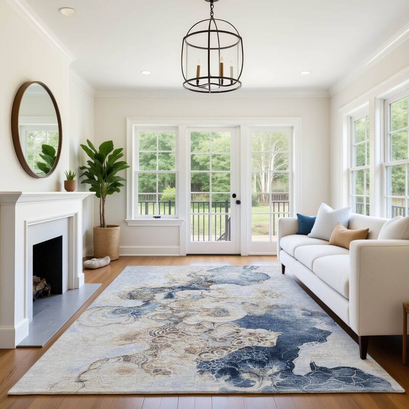 Premium Washable Super Soft Abstract Chic Mayfield Rug