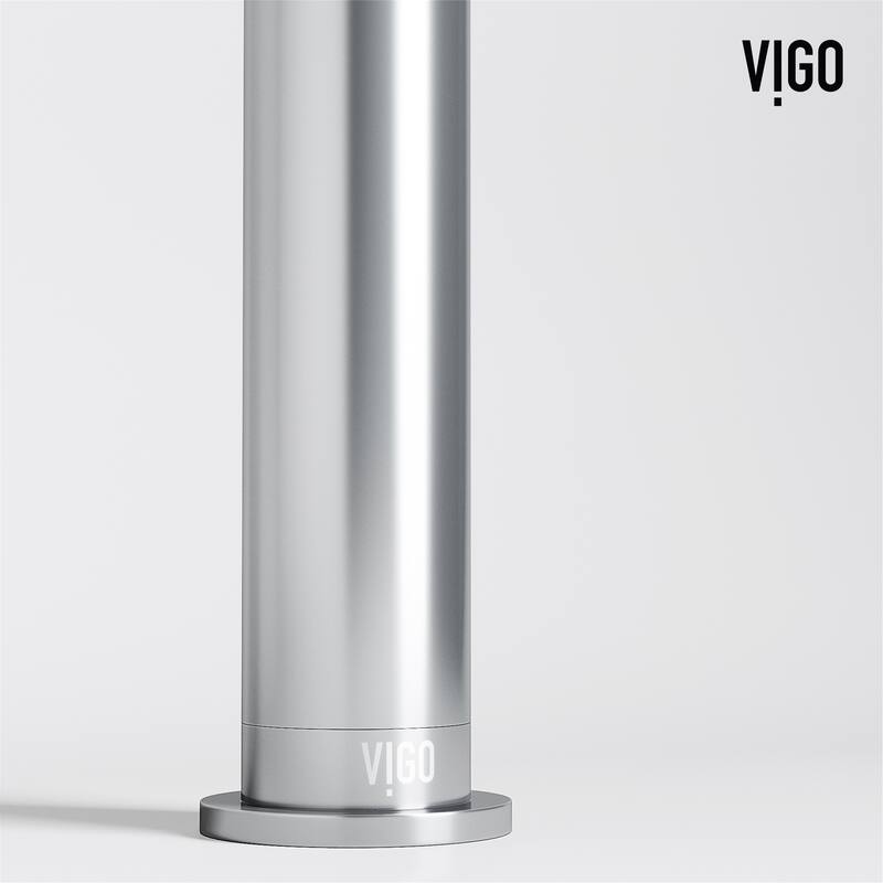VIGO Duomo 18"L x 13"W Concrete Vessel Sink and Cass 12"H Faucet Set