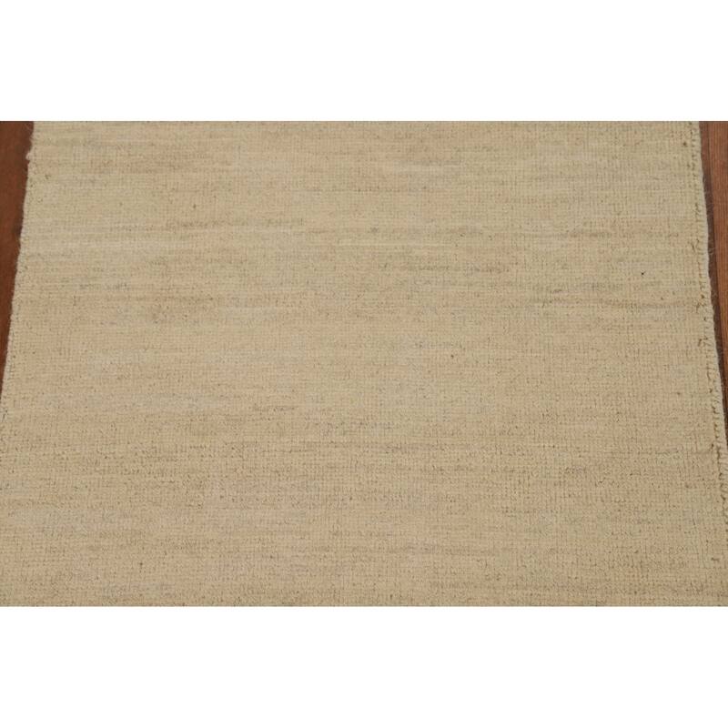 Gabbeh Modern Rug Hand-Knotted Contemporary Wool Carpet - 2'0"x 3'0"