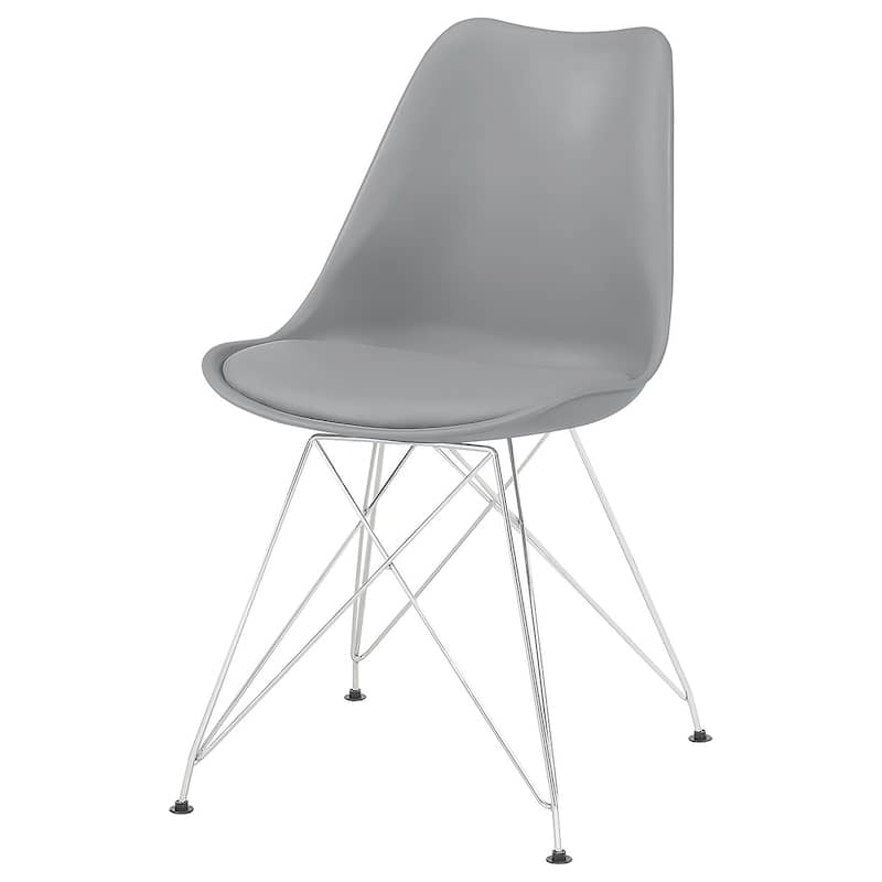 Juniper Grey Polypropylene Dining Side Chair (Set of 2)