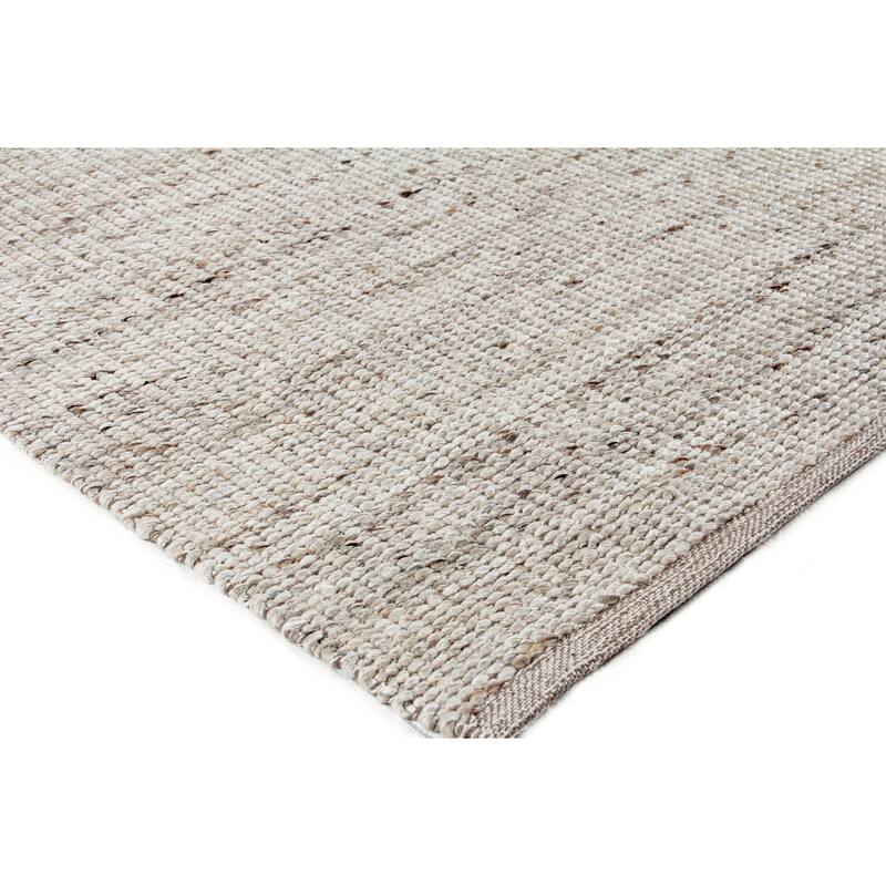 EXQUISITE RUGS Hesse Handwoven Polyester/Cotton Beige Area Rug.