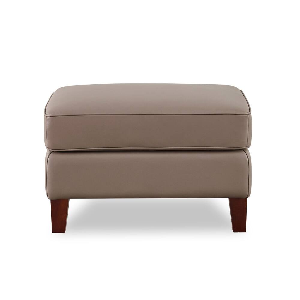 Hydeline Laguna Top Grain Leather Ottoman