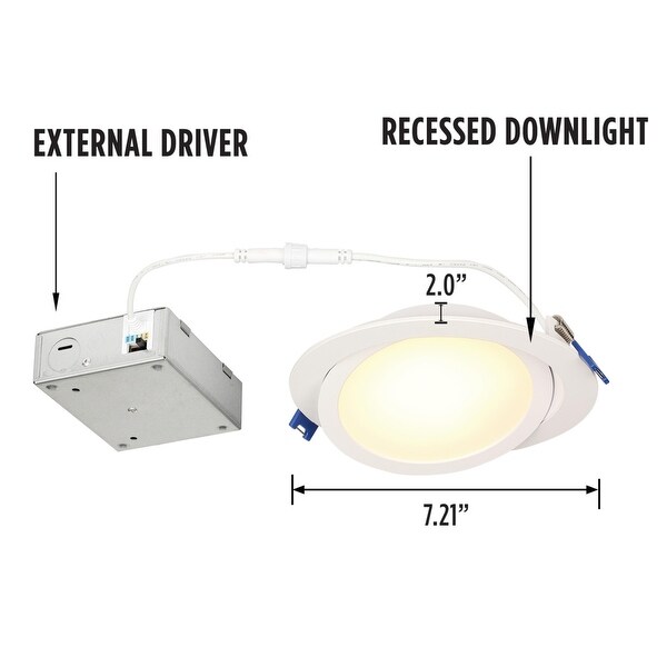 Westinghouse Lighting 5256000 White LED Downlight