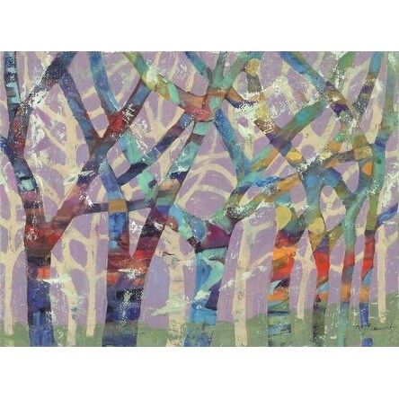 Shop Tree Party Ii By M J Beswick Abstract Art Print Free