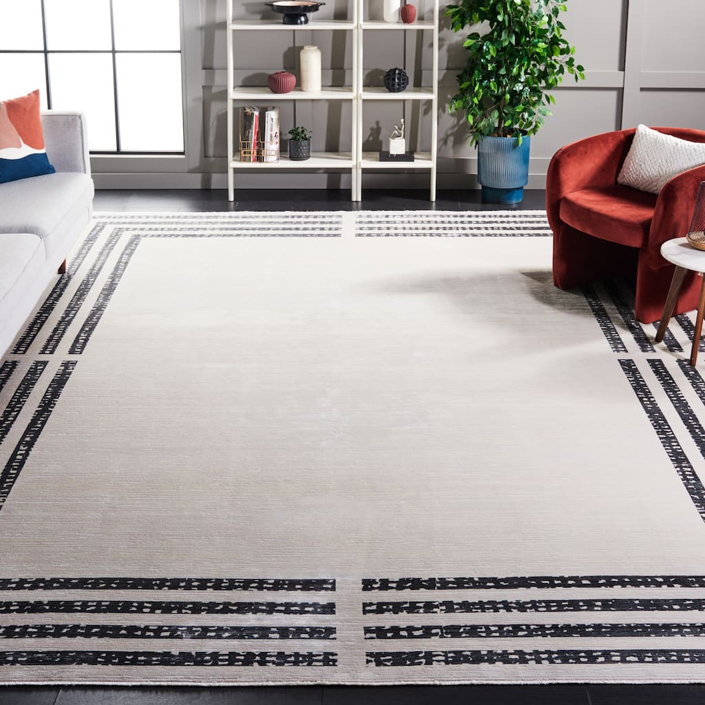 SAFAVIEH Signature Cinda Modern Border Rug
