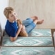 preview thumbnail 1 of 34, SussexHome Memorial Design 9" X 28" Stair Treads - 70% Cotton Anti-Slip Carpet Strips for Stairs-with Double Adhesive Tape 10 PACK - Light Teal