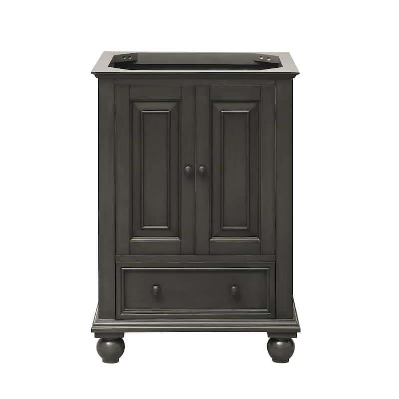 Avanity Thompson 24 in. Single Bathroom Vanity Cabinet - 24"W x 21"D x 34"H - Charcoal Glaze