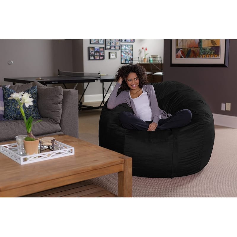 5-foot Bean Bag Chair Large Memory Foam Bean Bag