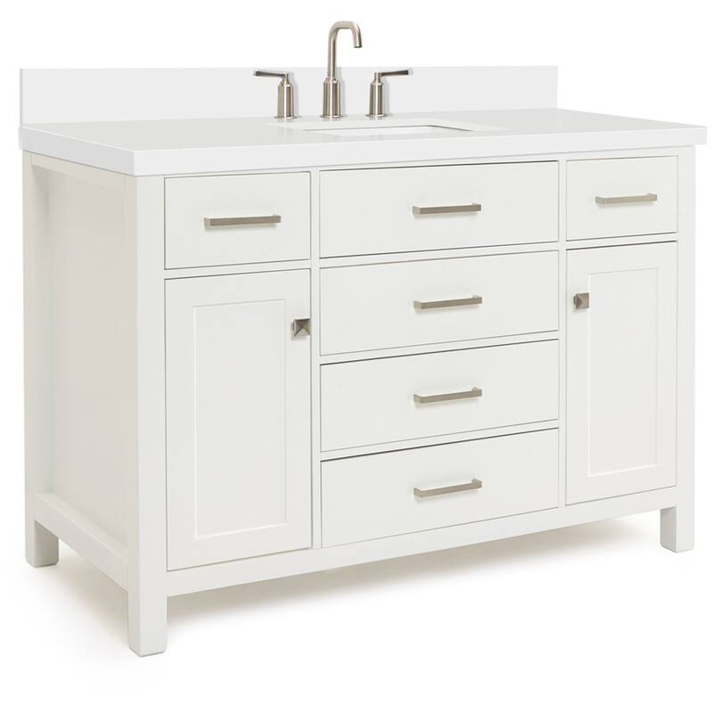 Ariel H049SWQRVO Bristol 49" Free Standing Single Rectangular Basin