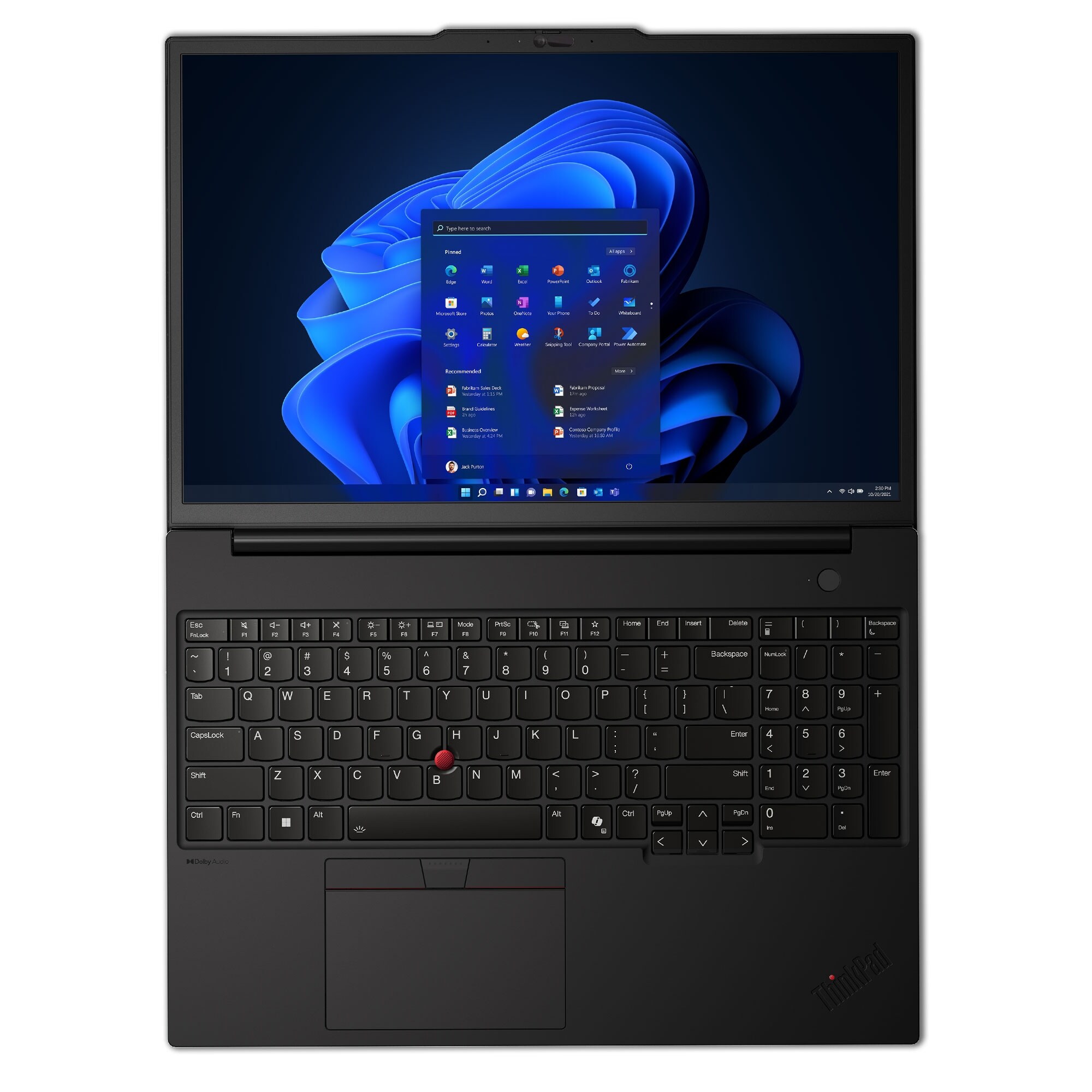 Lenovo ThinkPad P16s Gen Intel Laptop, 16