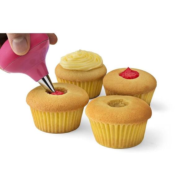Joie Stainless Steel Cupcake Corer Muffin Pastry Treat Cake Decorating Plunger Teal On Sale Overstock 31526335