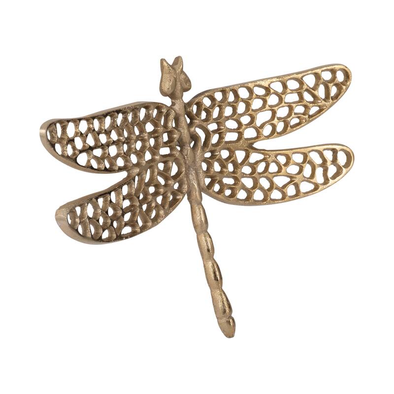 Sagebrook Home Whimsically Crafted Dragonfly Figurine, Elegant Home Decor Accent, Intricate Detail