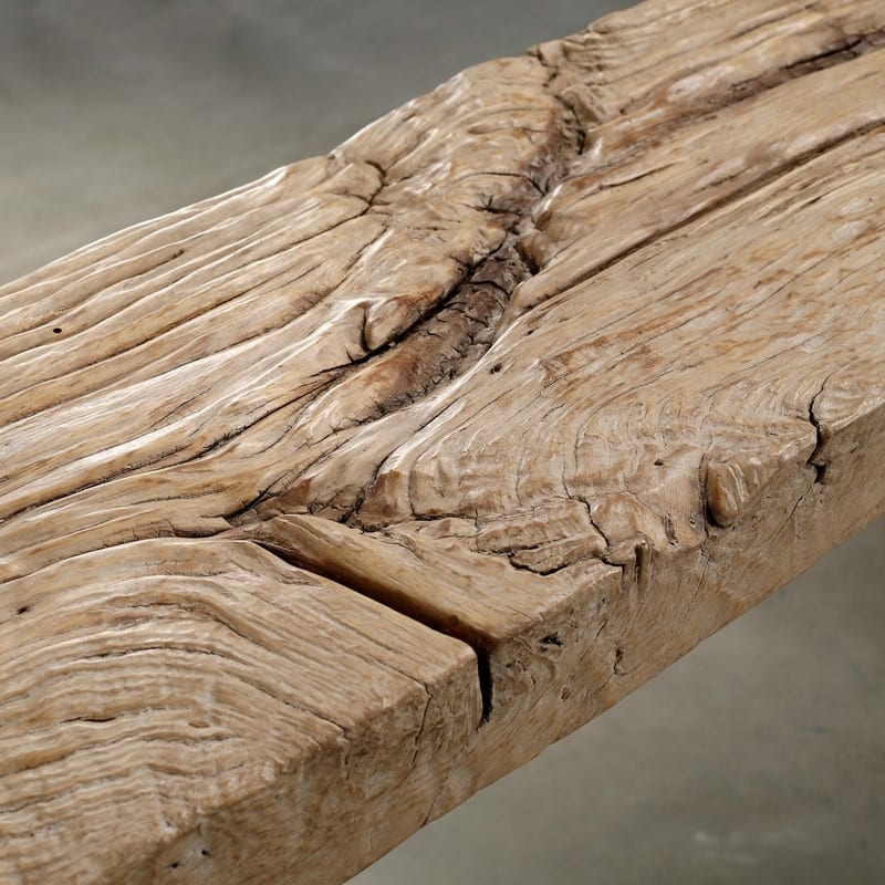 Approx. 8-9Ft Long Vintage Waterfall Console Table Weathered Natural Wood (Size And Finish Vary)