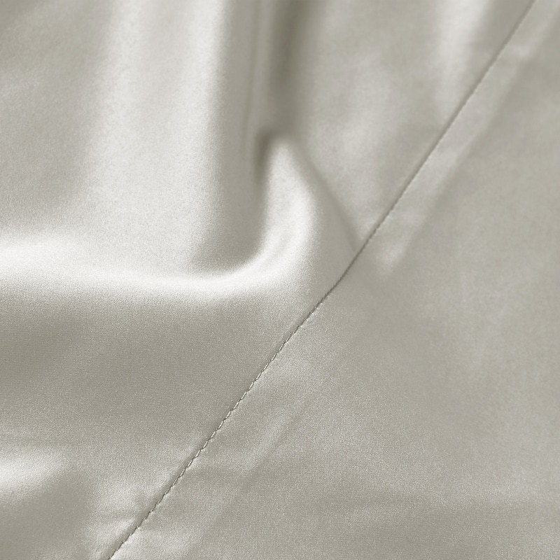 Modern Threads 6-Piece Satin Sheet Set with Deep Pocket Fitted Sheet, 4 Pillowcases, and Organizer