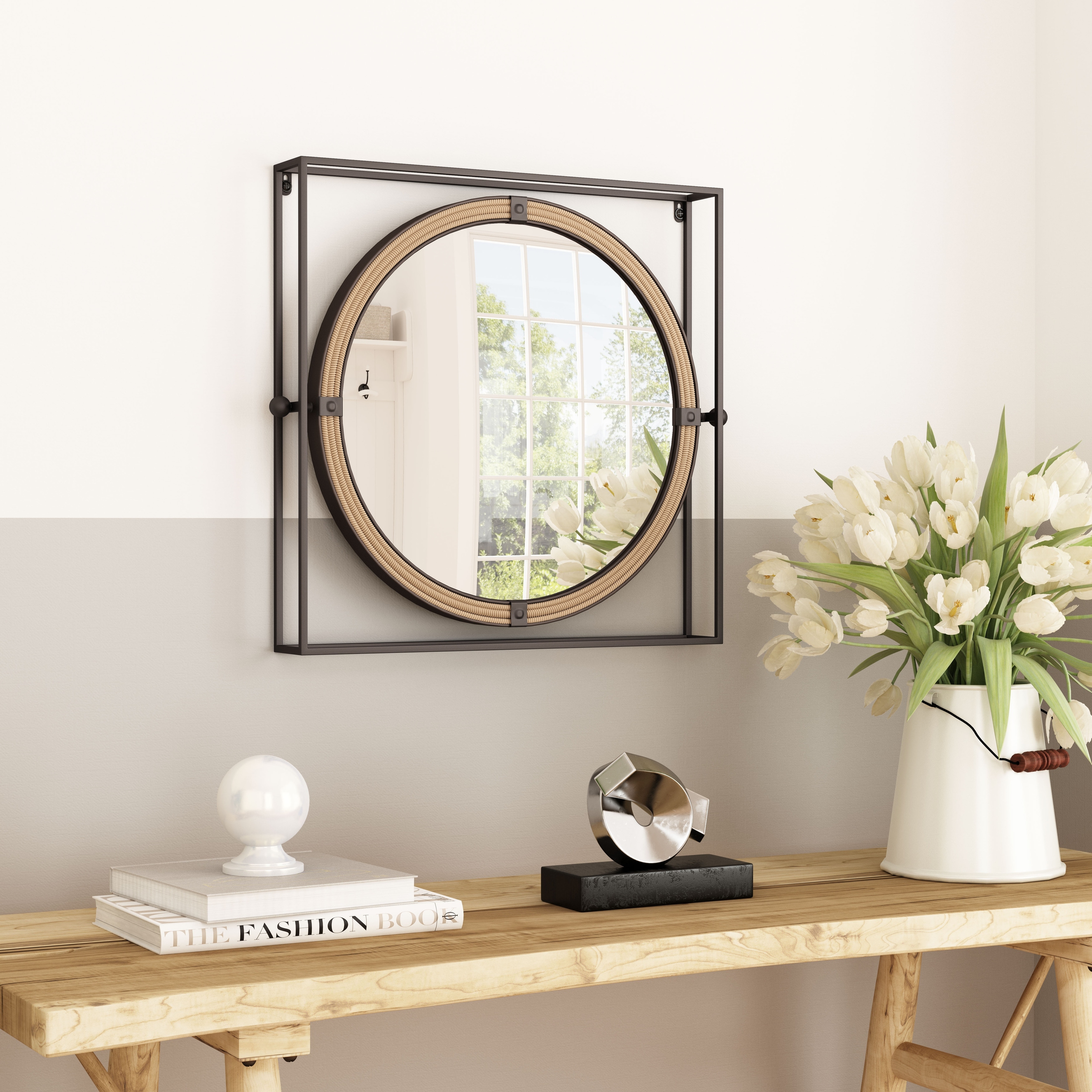 Green Apple Mirror Gray