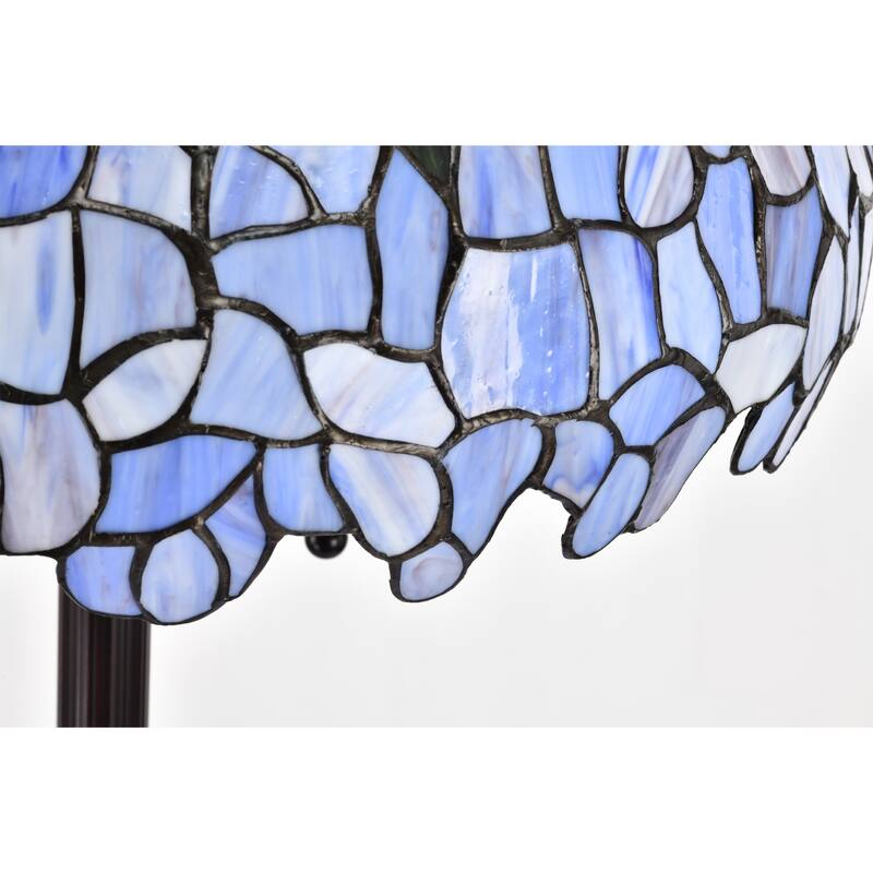 Indigo 2-Light Tiffany-style 19-inch Floor Lamp