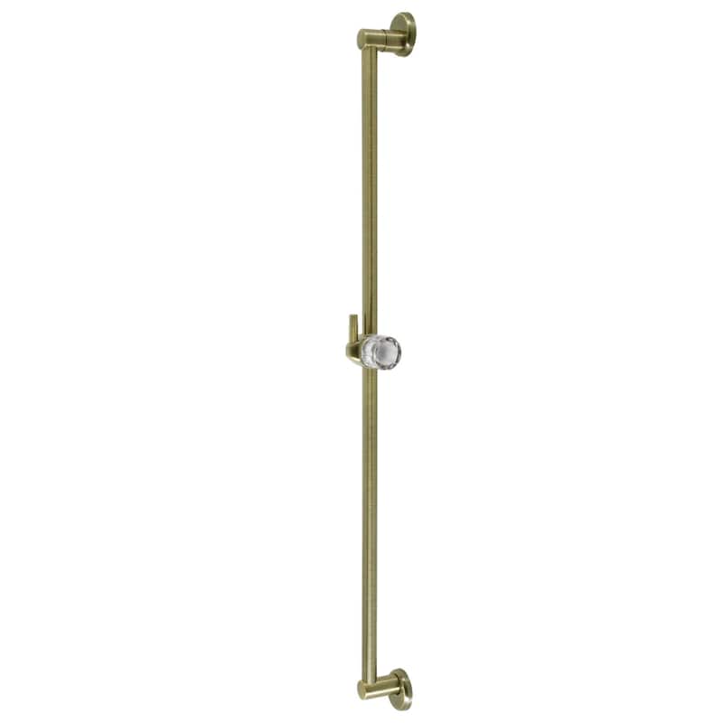 Showerscape 30-Inch Brass Shower Slide Bar - Antique Brass