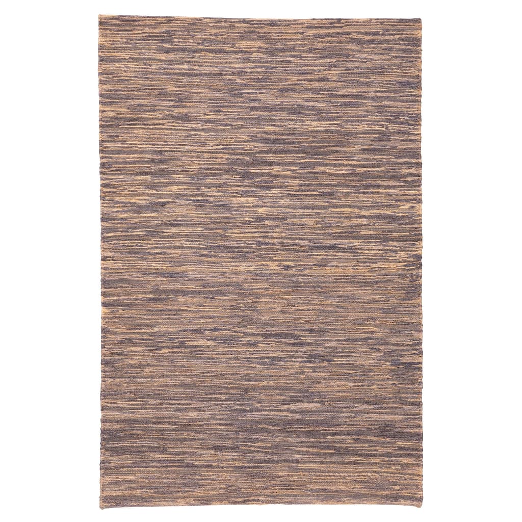 ECARPETGALLERY Flat-Weave Palas Denizli Brown Jute Rug - 5'1 x 7'10