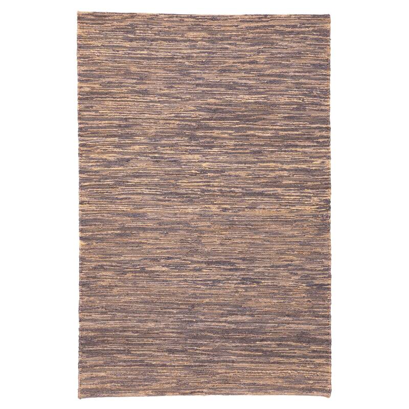 ECARPETGALLERY Flat-Weave Palas Denizli Brown Jute Rug - 5'1 x 7'10
