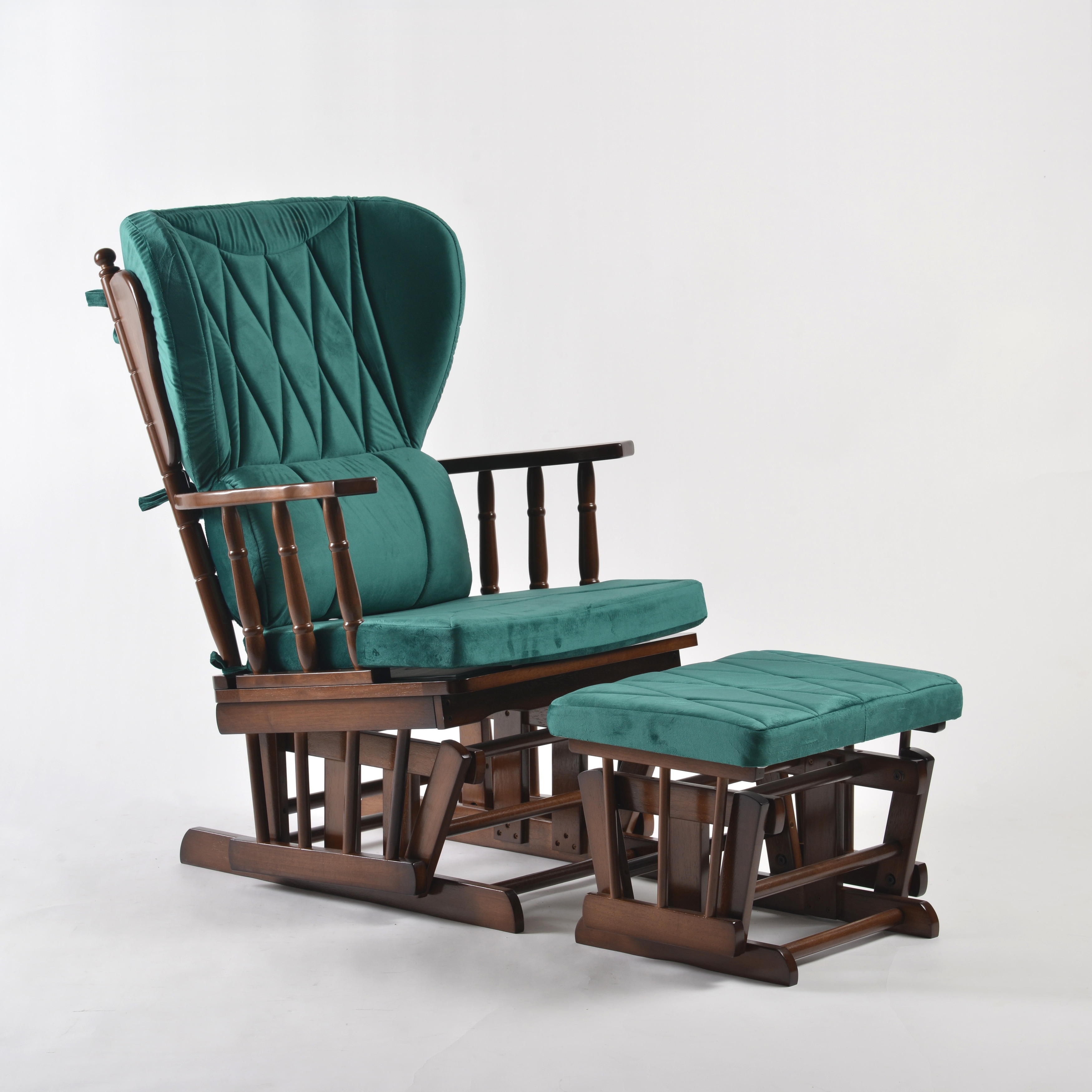 4baby deluxe faux leather glider hotsell chair
