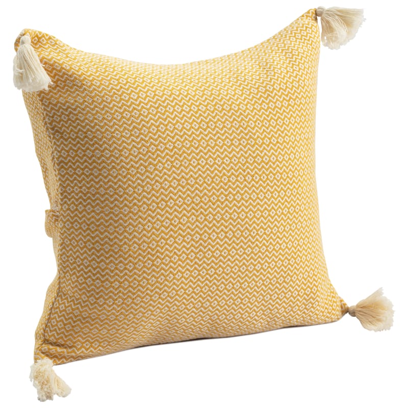 Sevita Casual Chevron Turkish Cotton Throw Pillow