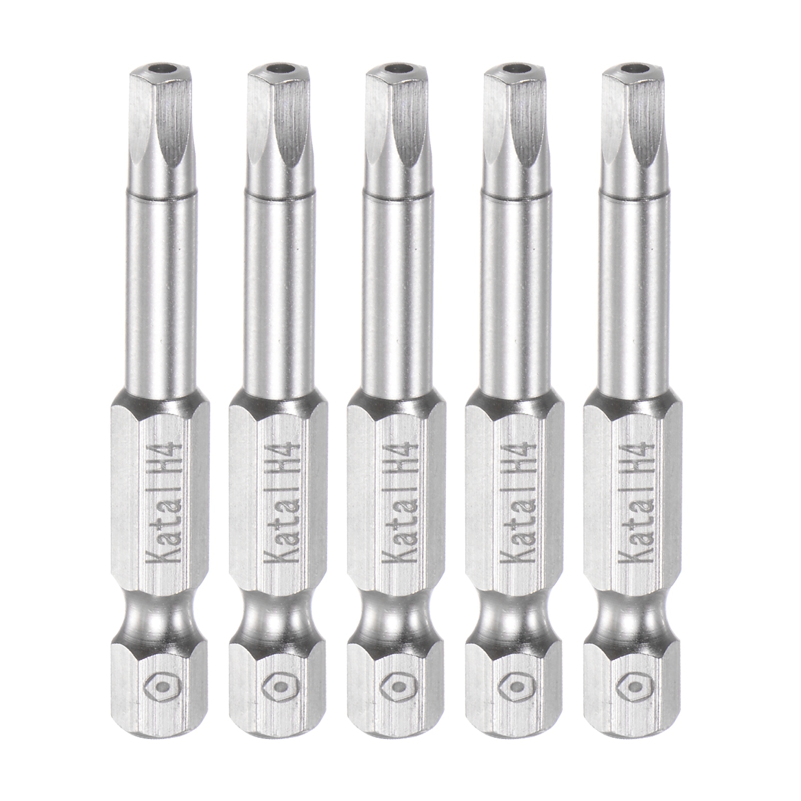 5pcs H4 Magnetic Security Pentagon Screwdriver Bit 1 4