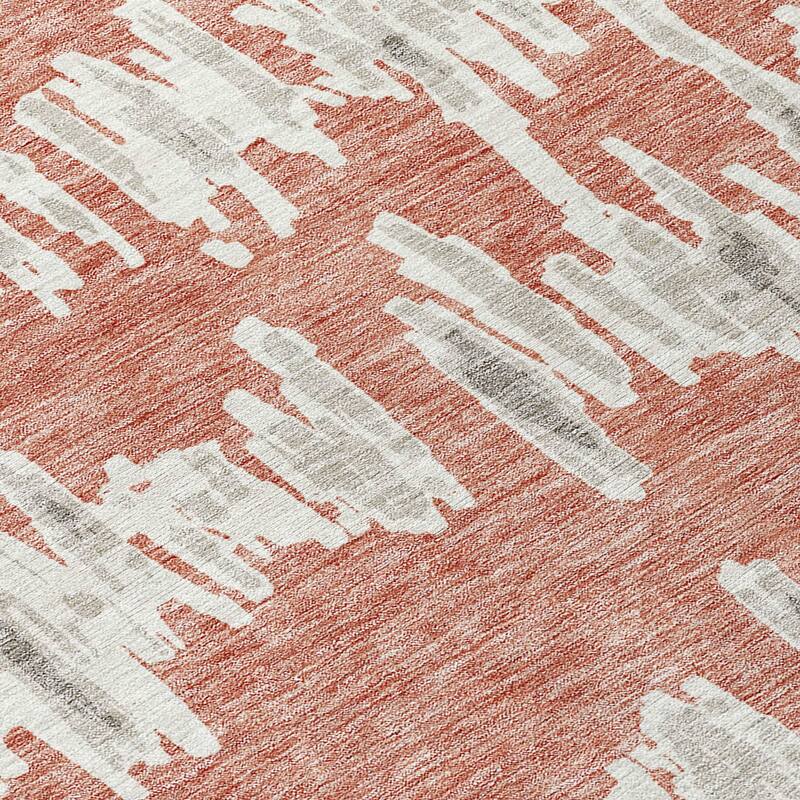 Machine Washable Indoor/ Outdoor Chantille Abstract Contemporary Rug