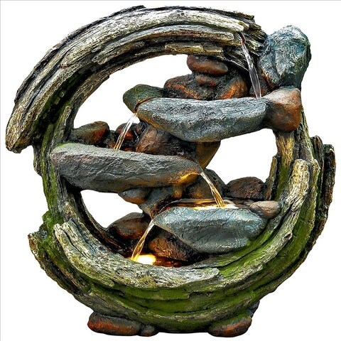 Mystic Ridge Cascading Waterfall Garden Fountain