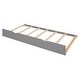 preview thumbnail 48 of 95, Bunk Bed with Trundle with Safety Guardrail and 3 Storage Stairs, Triple Bunk Multifunctional Space-Saving Solution for Bedroom