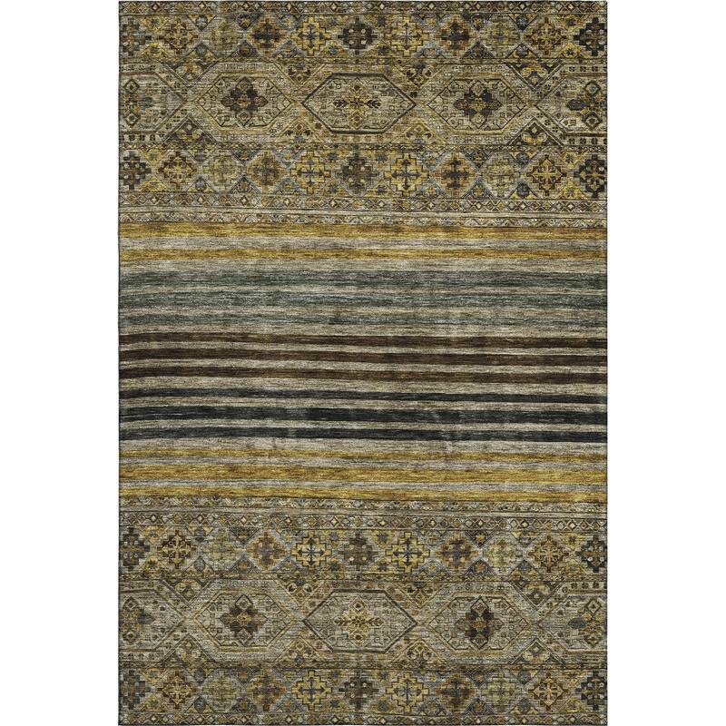Premium Washable Super Soft Boho Stripes Mayfield Rug