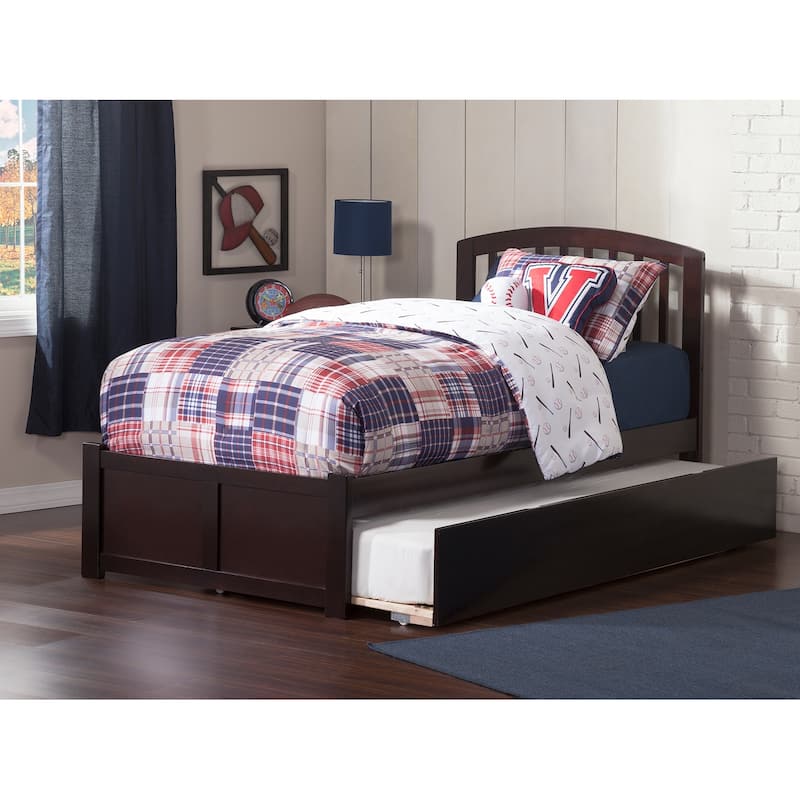 Richmond Bed with Footboard and Twin XL Trundle - Espresso - Twin XL
