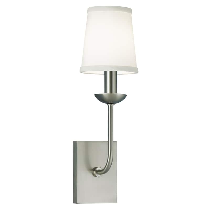 Circa 13.5'' High 1-Light Sconce - Brushed Nickel - 13.5 inch Tall - Brushed Nickel - 13.5 inch Tall