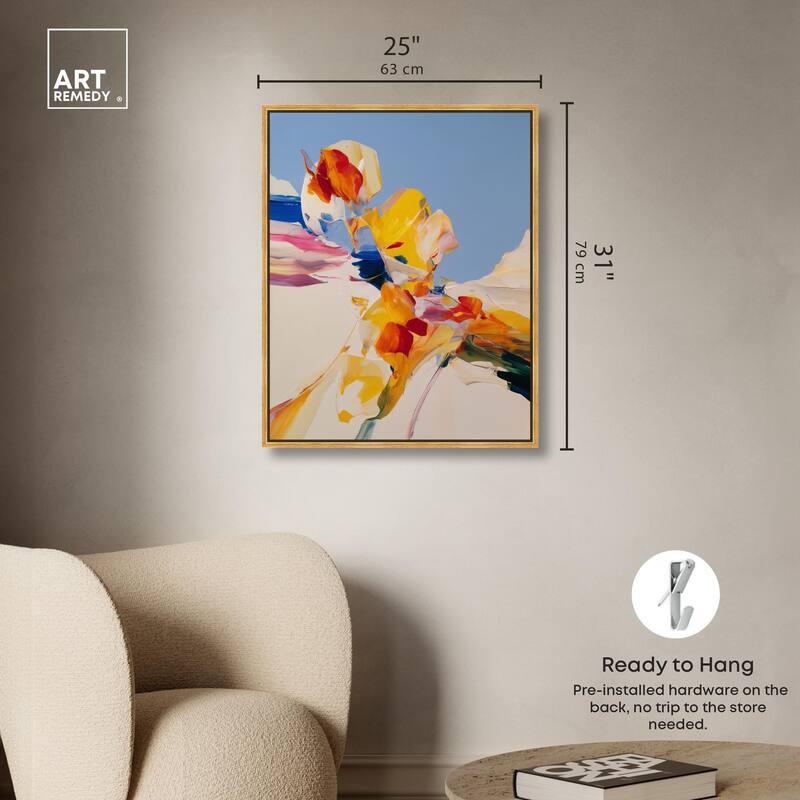 Flippant Bloom II Canvas by Art Remedy