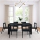 preview thumbnail 15 of 23, Modern 72-inch Rectangle Dining Table Set with 6 Chairs