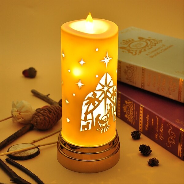 Battery powered flickering candles 2025