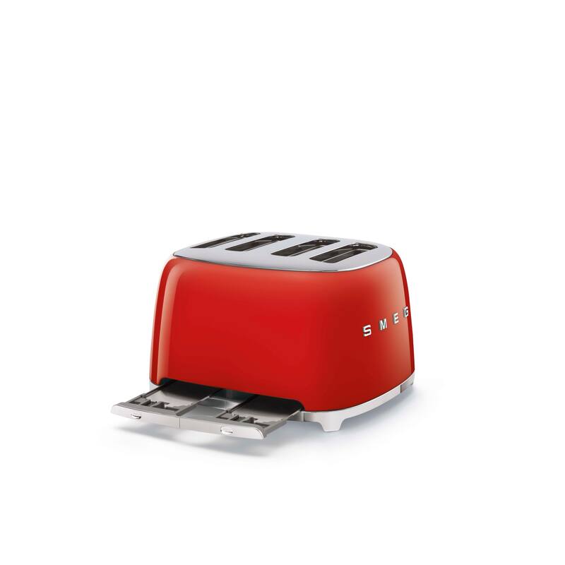 SMEG 4x4 Slot Toaster TSF03 - Black