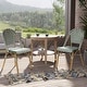 preview thumbnail 13 of 95, Furniture of America Irene French Chevron Wicker Patio Dining Chairs