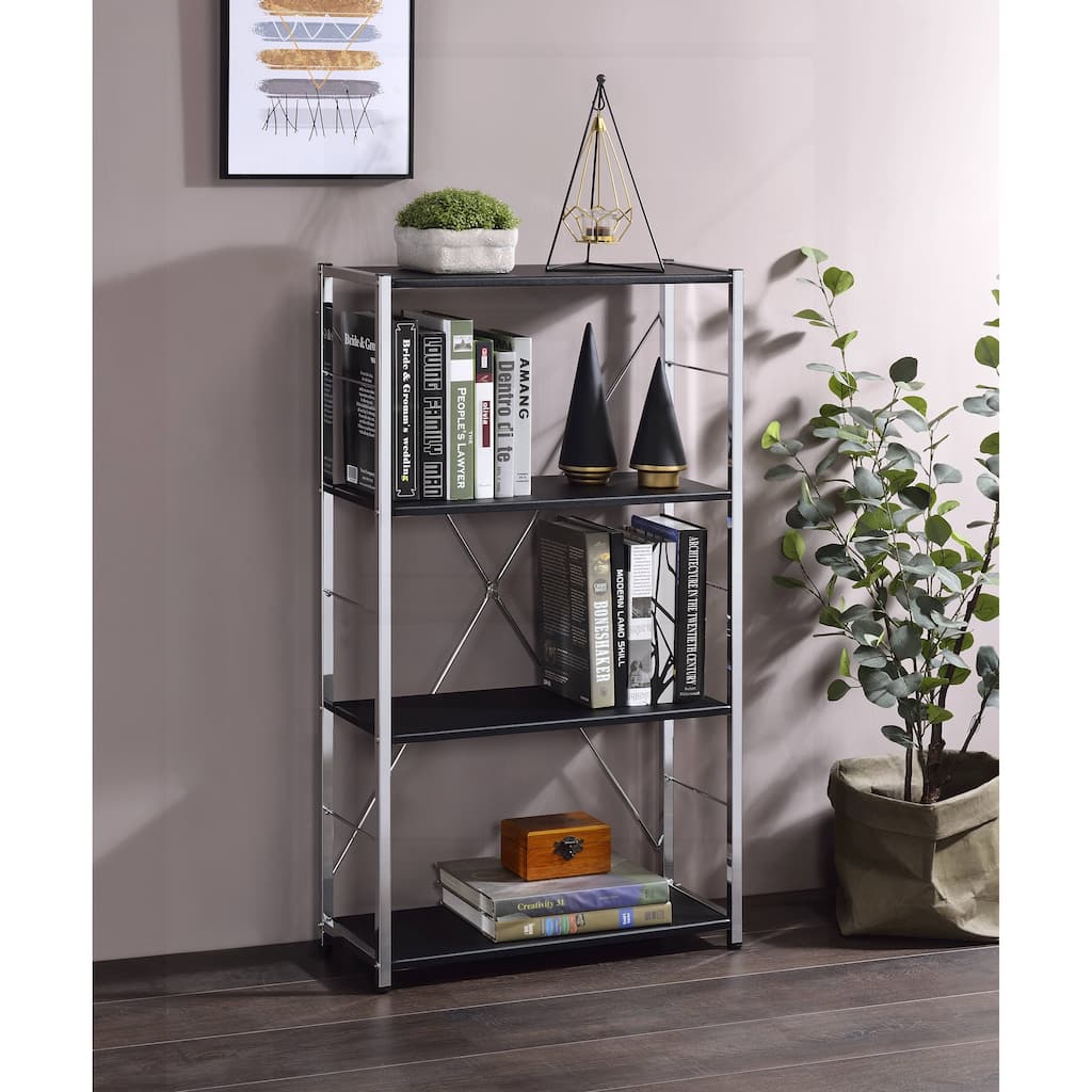 Sophisticated Rectangular Bookshelf with Modern Design