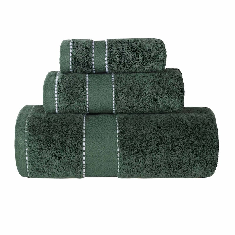Superior Niles Cotton Ultra-Plush Absorbent 3 Piece Towel Set