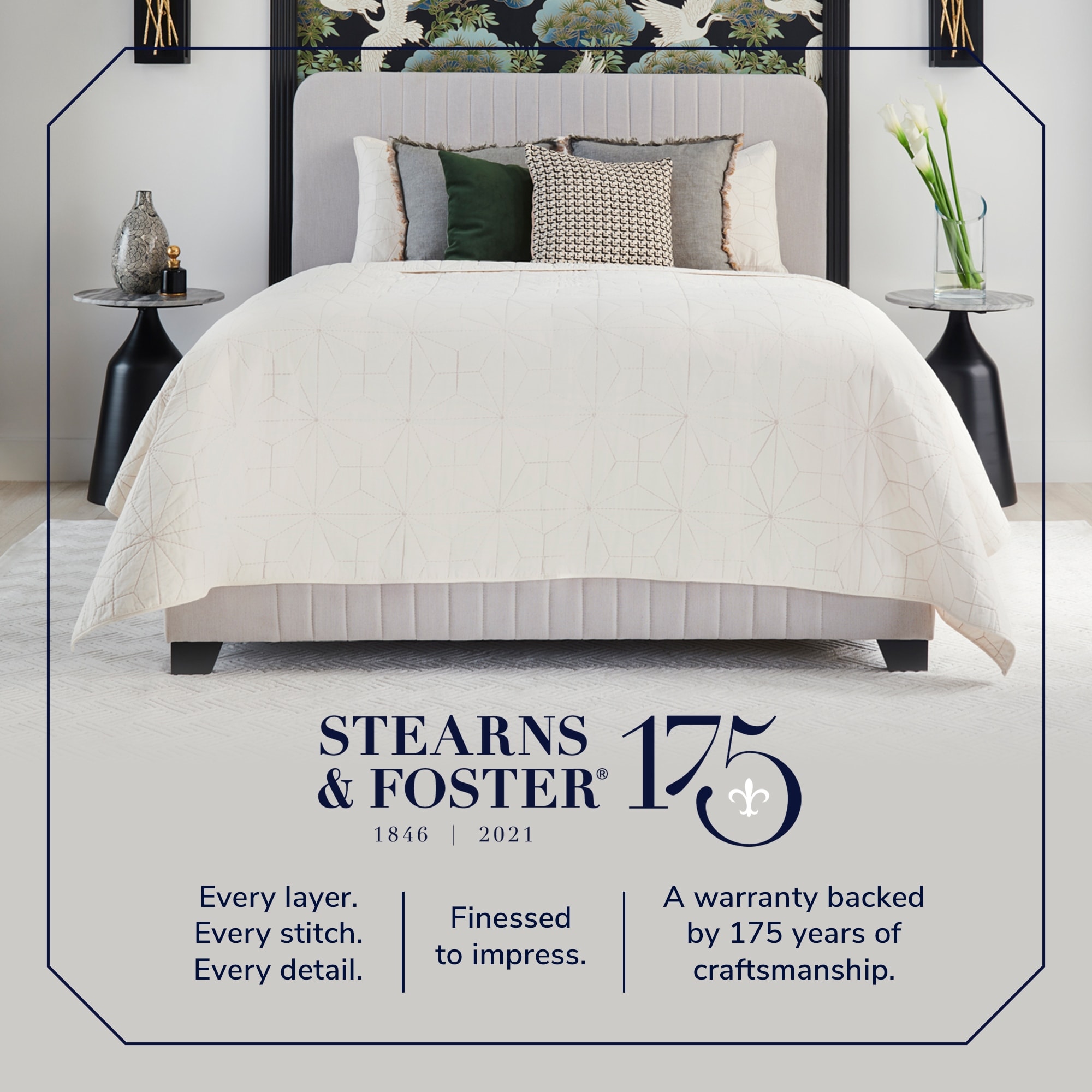 Stearns & Foster Lux Estate 16-inch Ultra Plush Euro Pillowtop Mattress -  Bed Bath & Beyond - 29330293