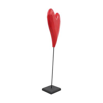20"H Heart Decoration w/Base Set of 4