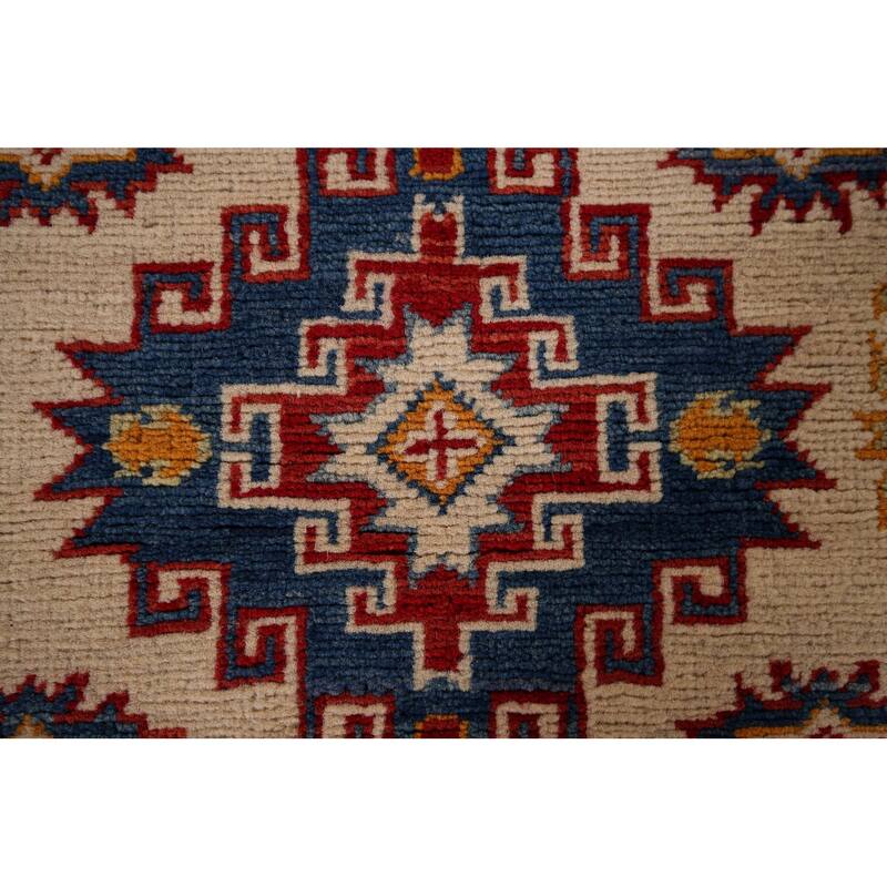 Kazak Runner Rug Handmade Wool Carpet - 2'10" x 16'3"