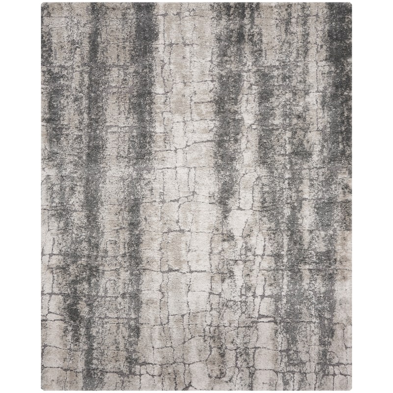 Nourison Luxurious Shag High Pile Contemporary Abstract Area Rug